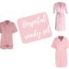 Hannah Grace Maternity Champagne Pink Summer Hospital Ready Set 3