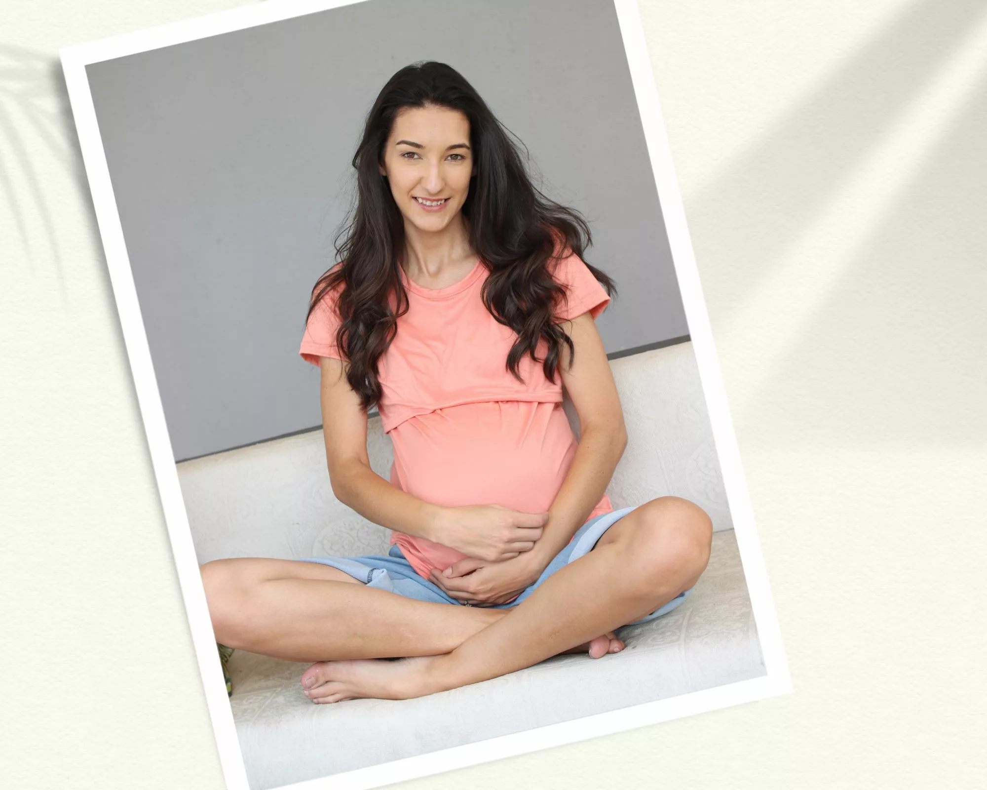 Hannah Grace Short Sleeve Pink Breastfeeding tee